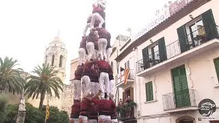 Festa Major de Sitges 2017 - 11 - Diada castellera (V&iacute;deo Pened&egrave;s Roig)