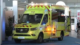 New French Ambulance Concept &ndash; Mercedes Sprinter/ Gruau &ndash; exterior & interior &ndash; Interschutz 2022