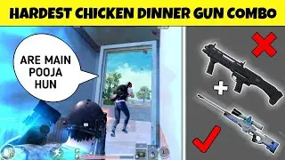 🔥 I USED THIS POWERFUL WEAPON COMBO AGAINST A GIRLS GAMER - PUBG MOBILE HINDI GAMEPLAY - G GURUJI