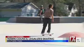 After 27 years, skating legal again in Southern Pines