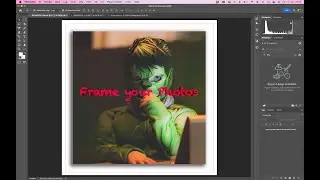 Slik lager jeg ramme i Photoshop