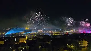Fireworks in Budapest, August 20, 2025