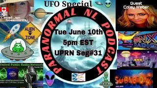 ParanormalNL - UFO Special with Coley Weber
