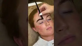 Brow tint stamping technique 😍🔥
