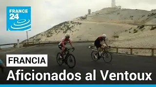 Ciclistas acuden al Mont Ventoux de Francia para el 