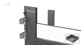 Drawer system AvanTech YOU  Customisable front panel  Assembly animation