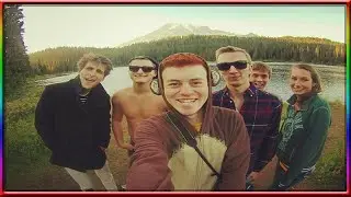 MINECRAFT YOUTUBERS EXPLORE THE MOUNTAIN! w/ GizzyGazza, CibSeption, Palmerator & RedVacktor!
