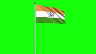 Indian Flag Green Screen Animation || Independence day 🎉