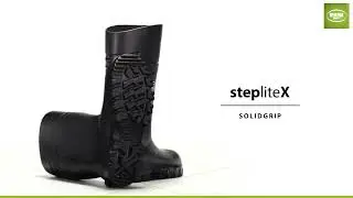 StepliteX SolidGrip, non-metallic toe cap and midsole (S5), black