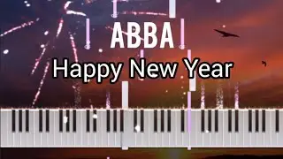 Abba - Happy New Year | Piano Tutoral