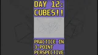 My Biggest Mistakes Drawing Cubes in 3-Point Perspective #drawing #perspective #tutorial