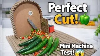 Mini Chili Cutting Machine at Home | How to make Mini Chili Cutting Machine | Perfect Cutting Test