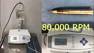 Low speed straight handpiece for oral surgery with saline in UCLA