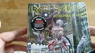 Iron Maiden Somewhere In Time The Studio Collection CD Unboxing