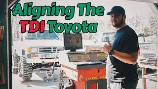 Alignment on the TDI Swapped Toyota! (Cinematic)