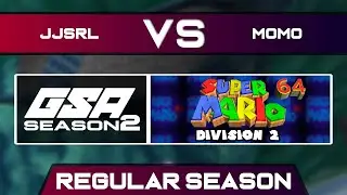 JJsrl vs m0m0 | Regular Season | GSA SM64 70 Star Speedrun League D2 Season 2