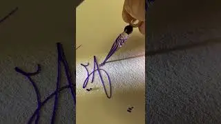 How to sign the letter A?