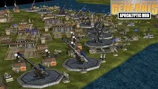CHINA ARTILLERY VS CHINA ARTILLERY! C&C Generals Zero Hour Apocalyptic 2.2