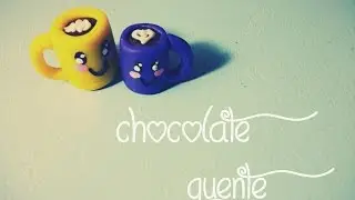 [Tutorial de biscuit]Chocolate Quente *＾-＾*/ Polymer Clay Hot Chocolate/ ポリマークレイ ホットチョコレート