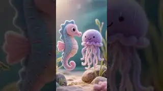 Underwater Friendship 🌊🐴🪼 | Underwater Imagination