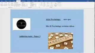 Addiction 2 A Level AQA: risk factor 3: personality in  Addiction