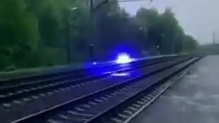 This luminous plasma discharge is a weather phenomenon known as St. Elmo's fire