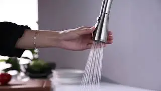 HOMESHOW Stainless Steel Automatic Touch Control Water Saving Kitchen Sink Tap