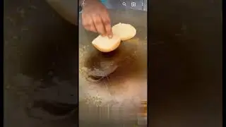 Burger chaap #food #yummy #making #chaap