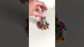 Simple Yet Satisfying Reverse Video With Beads! #shorts