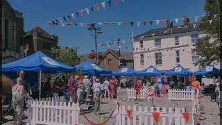 Walking tour of the 900 years old heritage market Dunstable England |Middle row market Ashton squire