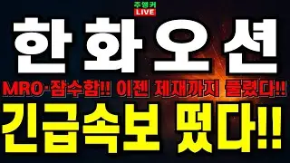 [한화오션 주가 전망]  한화,  주말 긴급속보!!     MRO&middot;잠수함!! 이젠 제재까지 풀렸다!!     #한화오션  #한화오션주가전망