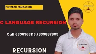 C Langauage Live Class Completely Recursion|| Hindi English Notes For BCA| MCA|BSC. CS
