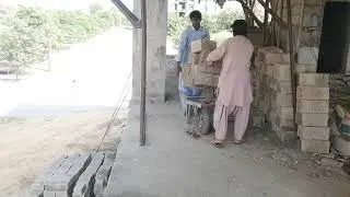 Block Masonry with Rebar Anchoring | Drill Machine Technique for Crack-Free Walls Professional Work