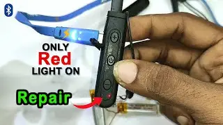 only red light show bluetooth headphone repair