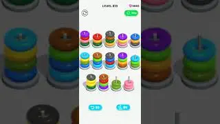 Level-819 in color hoop stack