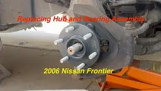 Замена ступицы и подшипника Nissan Frontier 2006 года