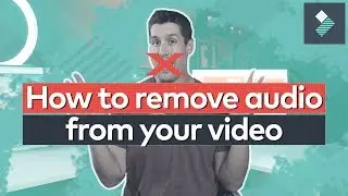 Easily REMOVE AUDIO From Video!