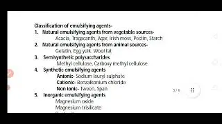 Emulsifying Agent