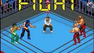SNES Super Fire Pro Wrestling X Premium - Shiryu & F81 vs Legion of Doom