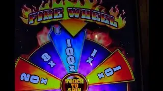 PA Skills Red Hot Buffalo Бонусные бесплатные игры Fire Wheel Spin Игровой автомат $2 Крупный выи...