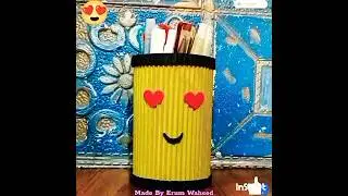 diy pen holder #shorts #ytshorts #viral #trending #kabadsejugad #reuseidea #handmade #diy #craft