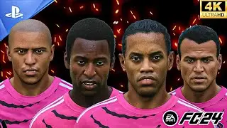 Brazil's Greatest Ever Footballer Vs Xavi, Henry, Blanc, Lahm  - EA FC 24 4K[60FPS]