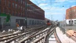 Werkzaamheden in Ypenburg voor de nieuwe verbindingsboog tussen tram 15 en tram 19 in volle gang