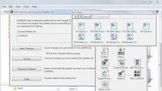 Building a LabVIEW tool set: part 3, context menu palettes