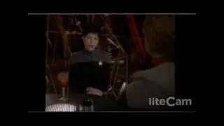 Ezri Dax explains her views on the Klingon Empire to Worf