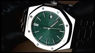 👉I Built My Own Custom Green AP-Style Watch ⌚ | NH35 + 316L Stainless Steel + Sapphire Glass🔥