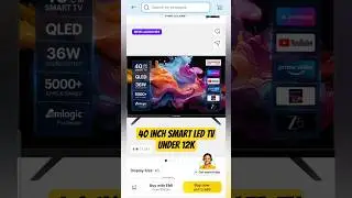 Thomson Alpha QLED 40 inch Full HD Smart Linux tv 2025 Price under 12,000 Rs.