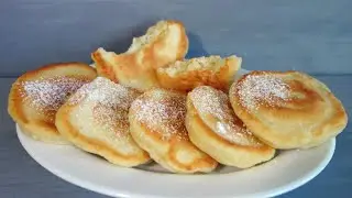 Puszyste racuszki z zsiadłego mleka