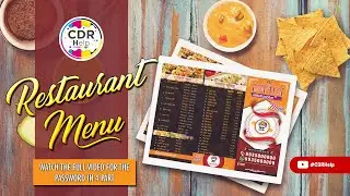 RESTAURANT MENU DESIGN FULL EDITABLE WITH CDR CD16