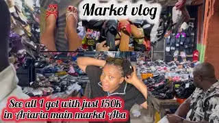 WELCOME TO THE BEST FOOTWEAR & HANDBAGS MARKET/LETS GO TO ARIARIA MAIN MARKET ABA TO SPEND 150k🇳🇬😍💃🏽